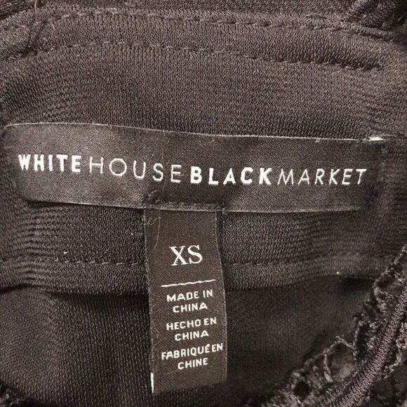 White House Black Market open lace top. Size XS - Picture 5 of 5